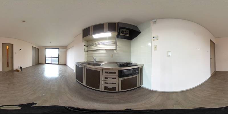 パノラマ画像キッチン