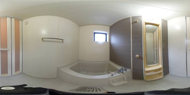 パノラマ画像バスルーム