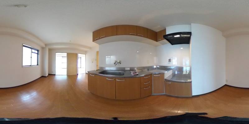 パノラマ画像キッチン