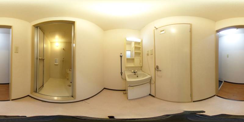 パノラマ画像洗面所