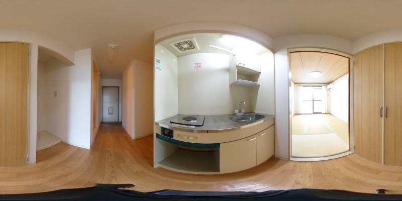 パノラマ画像キッチン