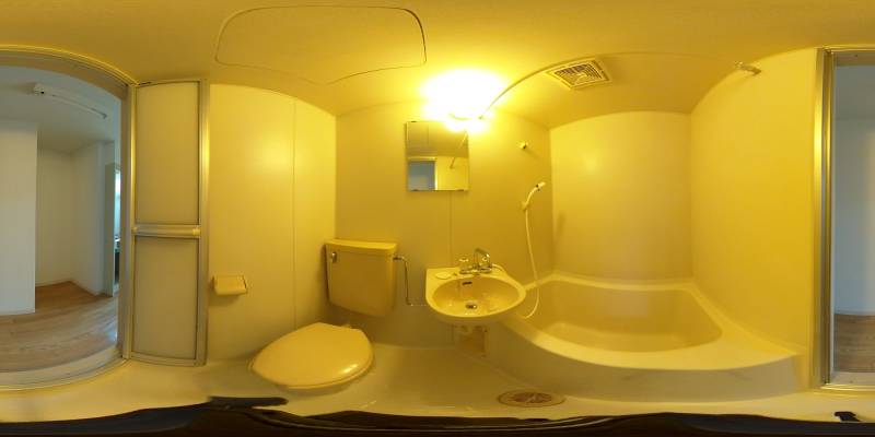 パノラマ画像バスルーム