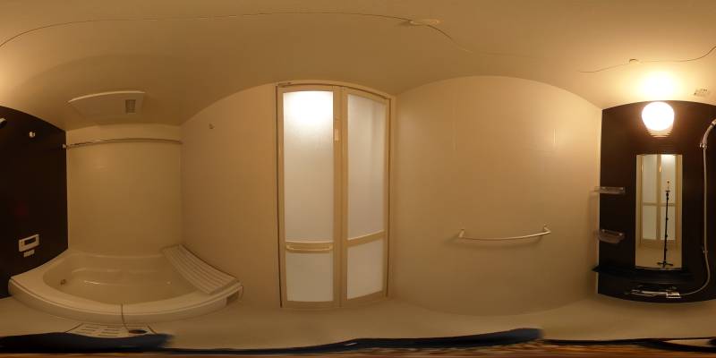 パノラマ画像バスルーム
