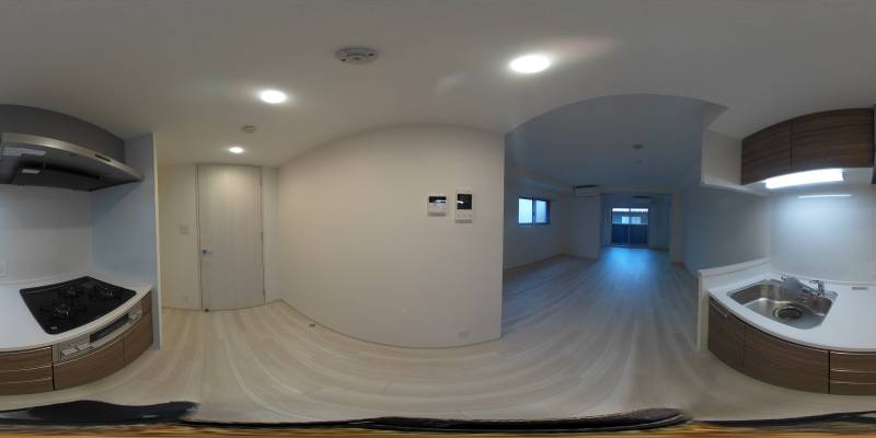 パノラマ画像キッチン