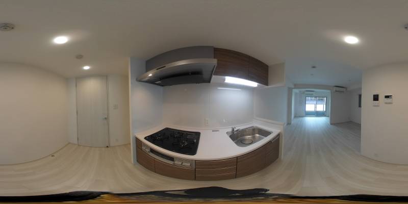 パノラマ画像キッチン