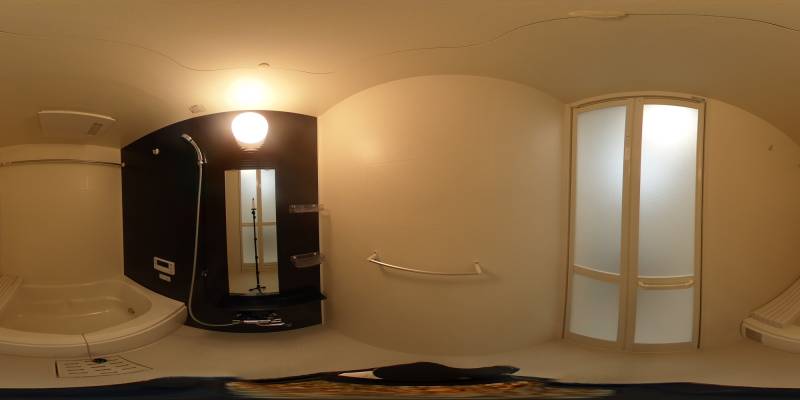 パノラマ画像バスルーム