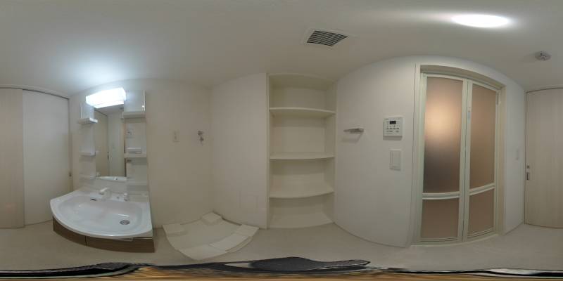 パノラマ画像洗面所