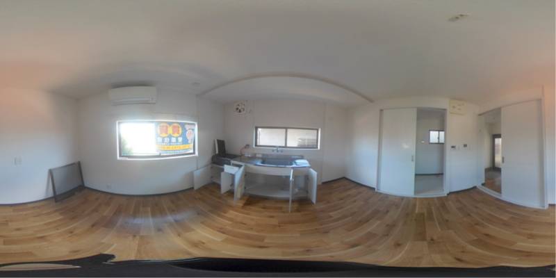 パノラマ画像キッチン