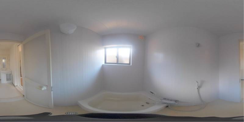 パノラマ画像バスルーム