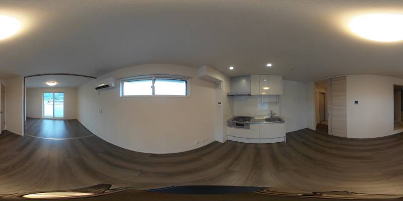 パノラマ画像リビング