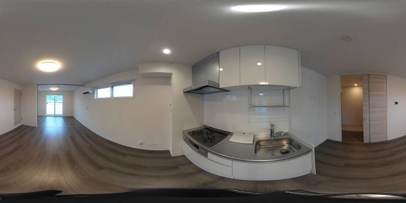 パノラマ画像キッチン