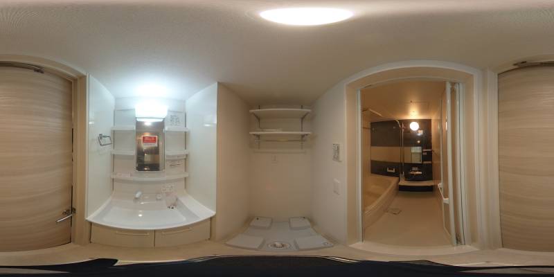 パノラマ画像洗面所