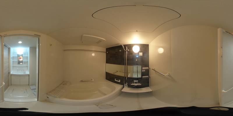 パノラマ画像バスルーム
