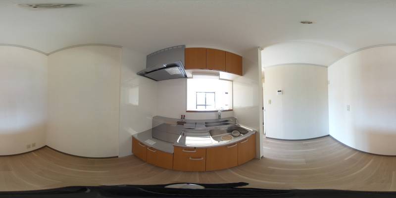 パノラマ画像キッチン