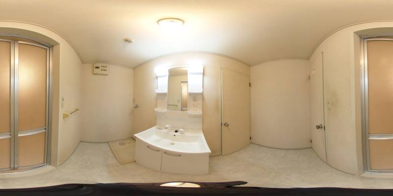 パノラマ画像洗面所