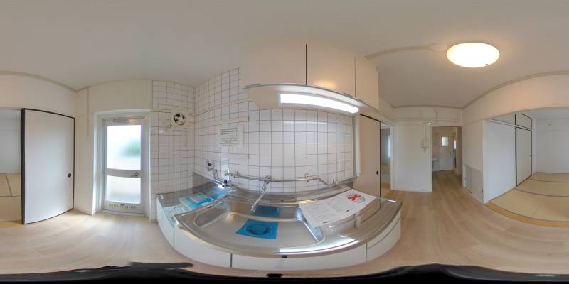 パノラマ画像キッチン