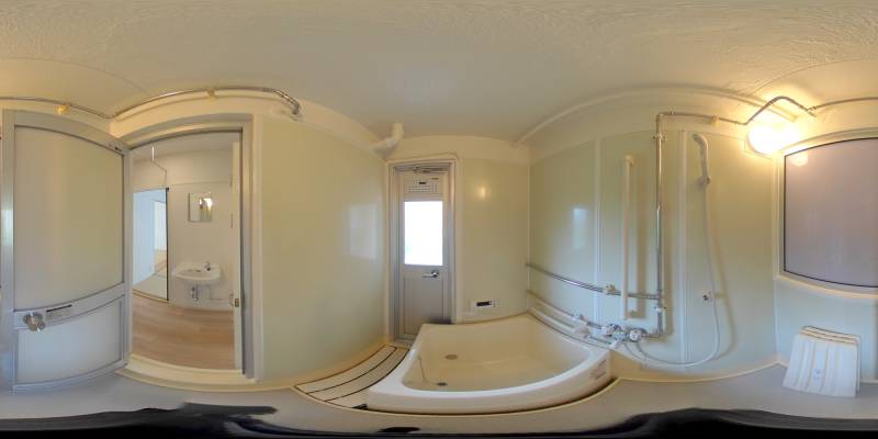 パノラマ画像バスルーム