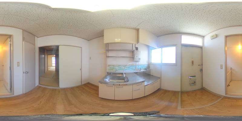 パノラマ画像キッチン
