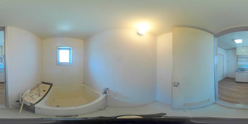 パノラマ画像バスルーム