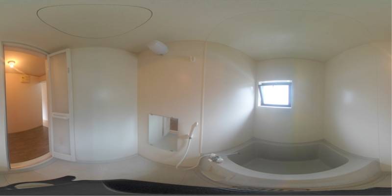 パノラマ画像バスルーム