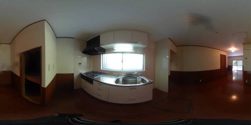 パノラマ画像キッチン