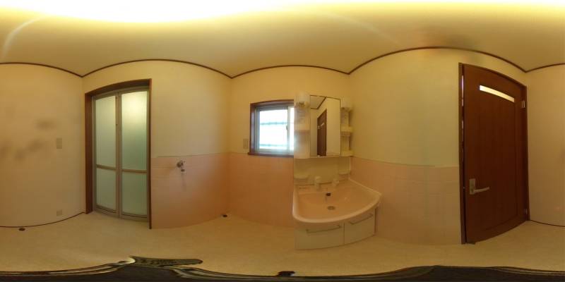 パノラマ画像洗面所