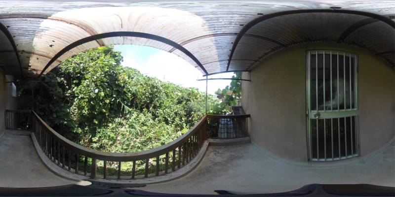 パノラマ画像バルコニー