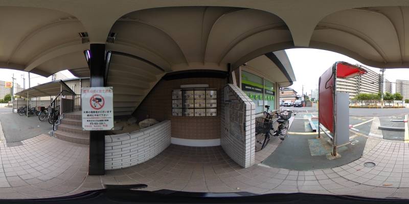 パノラマ画像駐車場