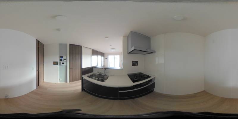 パノラマ画像キッチン