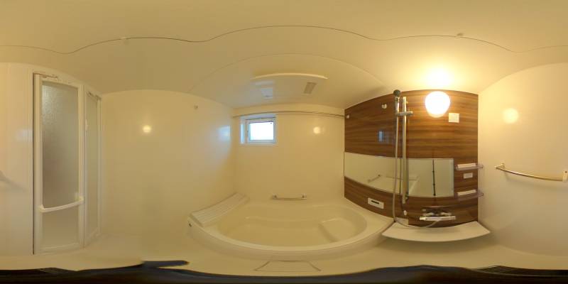 パノラマ画像バスルーム