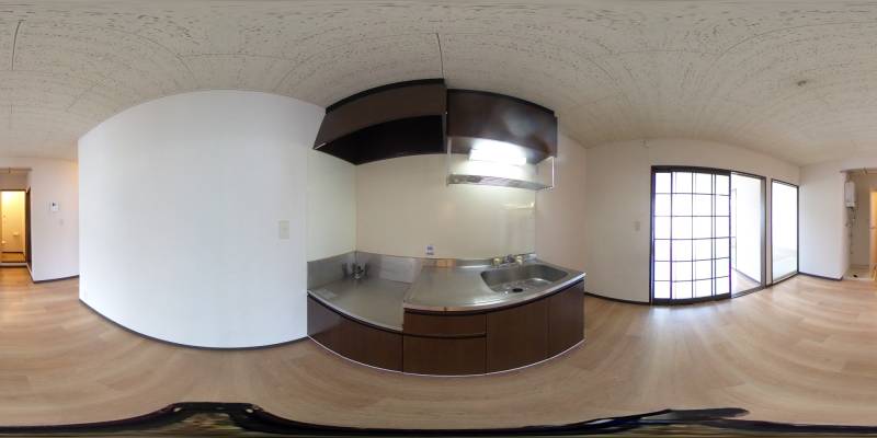 パノラマ画像キッチン