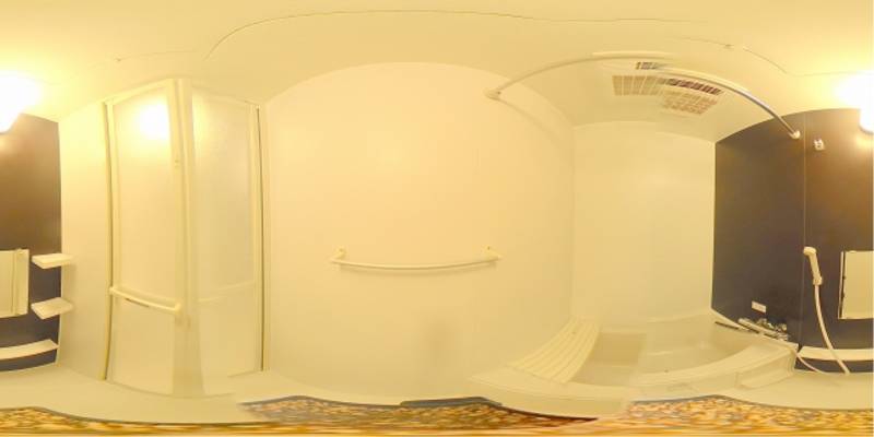 パノラマ画像バスルーム