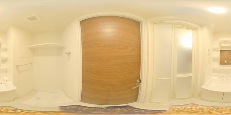 パノラマ画像洗面所