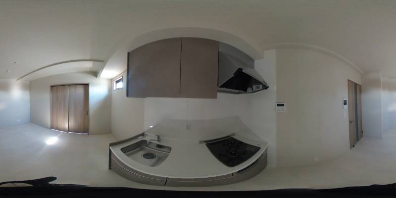 パノラマ画像キッチン