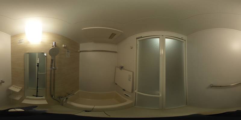 パノラマ画像バスルーム