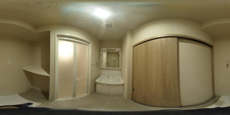 パノラマ画像洗面所