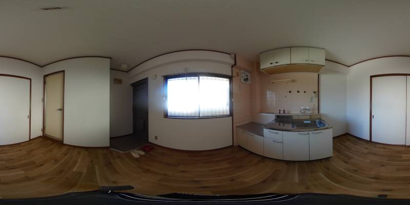 パノラマ画像キッチン