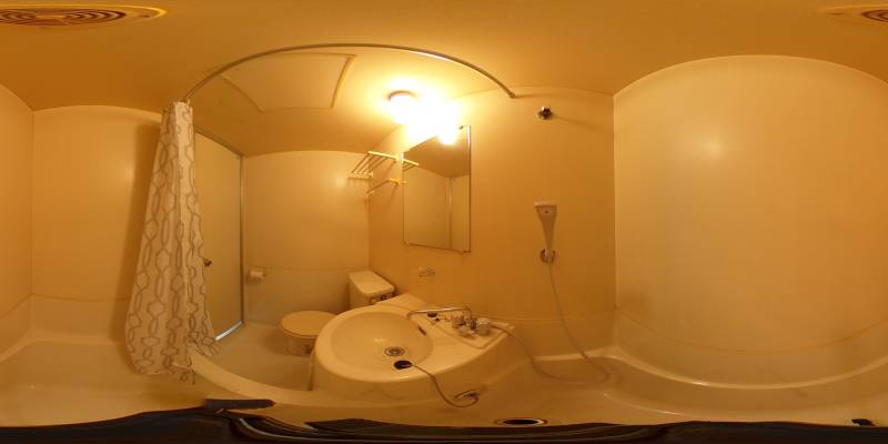 パノラマ画像バスルーム