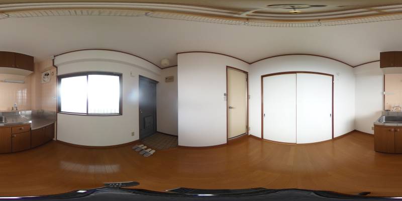 パノラマ画像キッチン