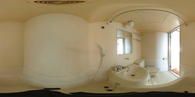 パノラマ画像バスルーム