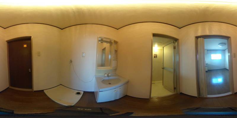 パノラマ画像洗面所