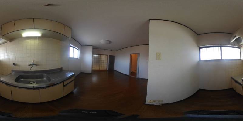パノラマ画像キッチン