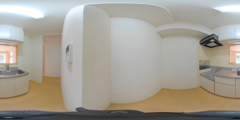 パノラマ画像キッチン