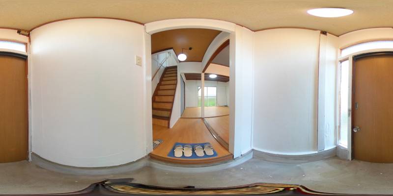 パノラマ画像玄関