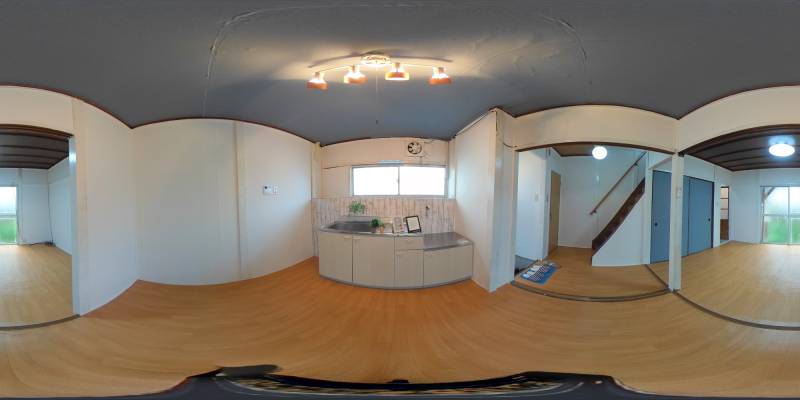 パノラマ画像キッチン