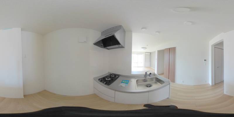 パノラマ画像キッチン