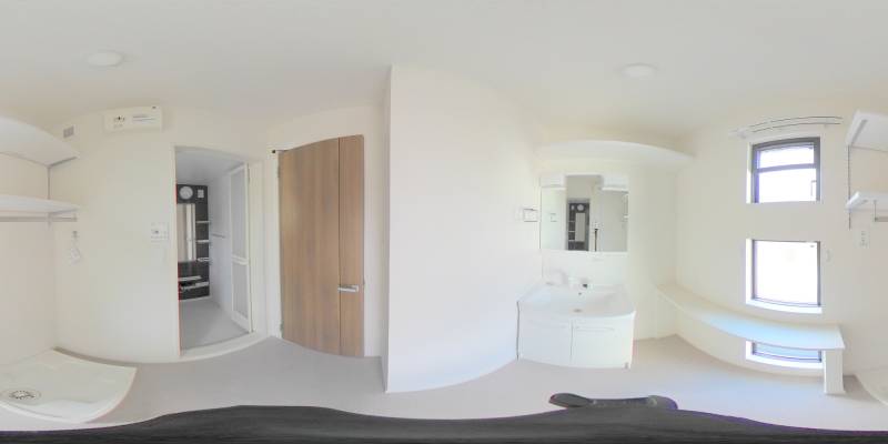 パノラマ画像洗面所