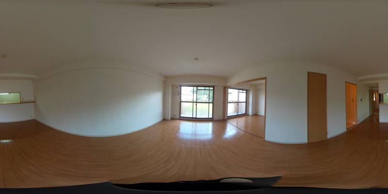 パノラマ画像リビング