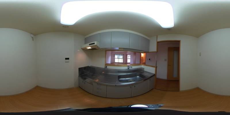 パノラマ画像キッチン