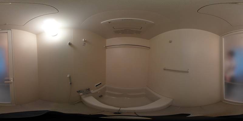 パノラマ画像バスルーム